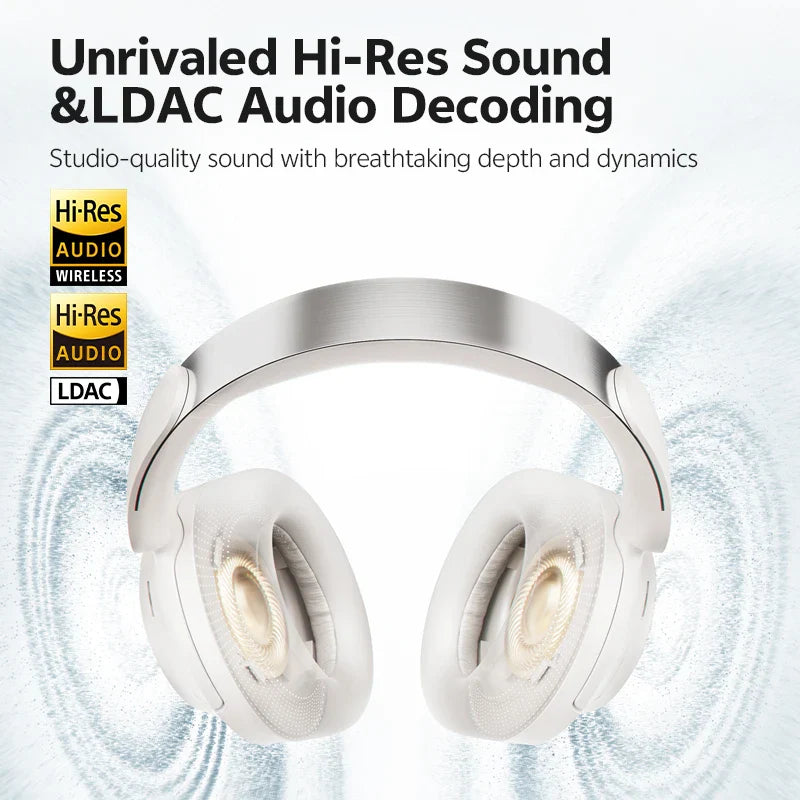 NNEOBA Over-Ear Hi-Res Wireless Headphones