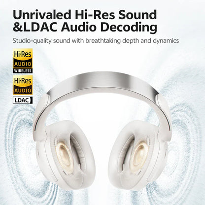 NNEOBA Over-Ear Hi-Res Wireless Headphones