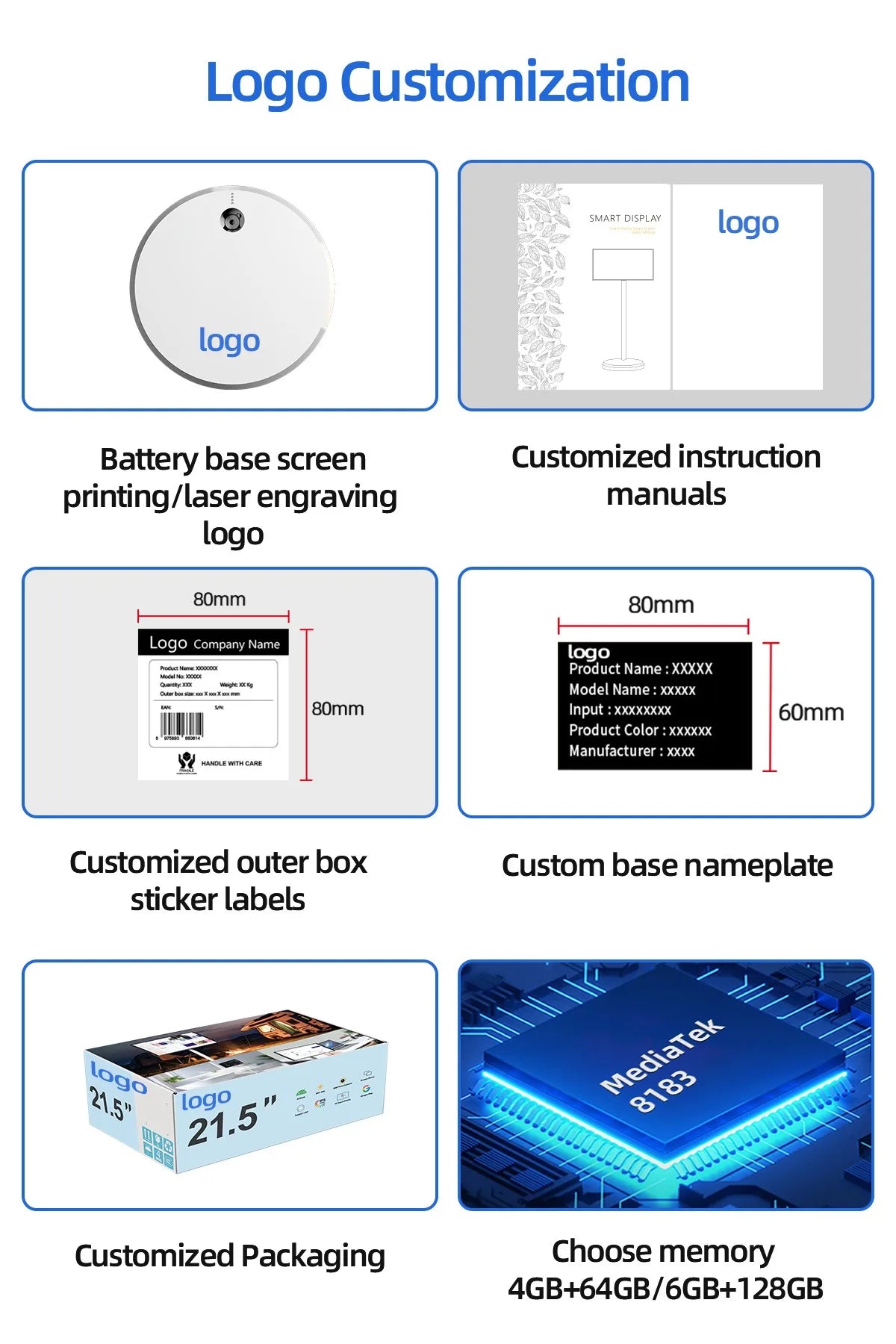 27 32 Inch Smart Home TV Movable Charging Digital Signage Portable Smart Screen Display Built-in Speaker Smart TV Monitor