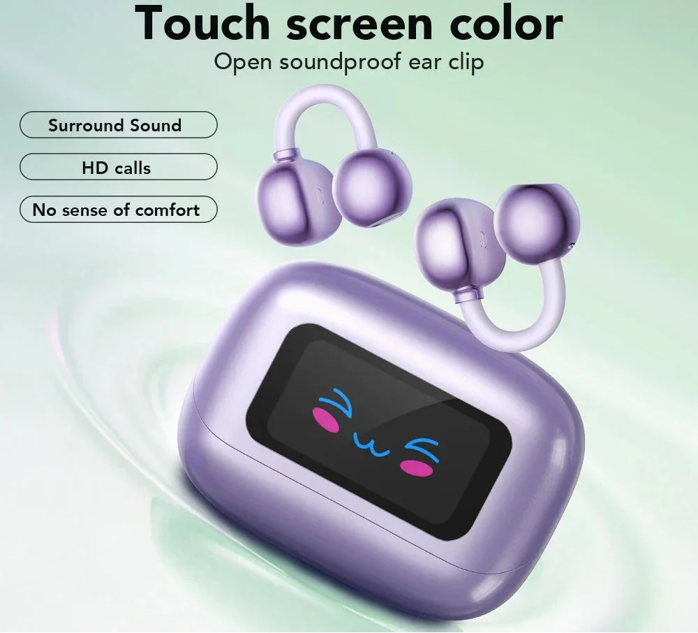 NNEOBA Earphones AI Translator with LCD Screen