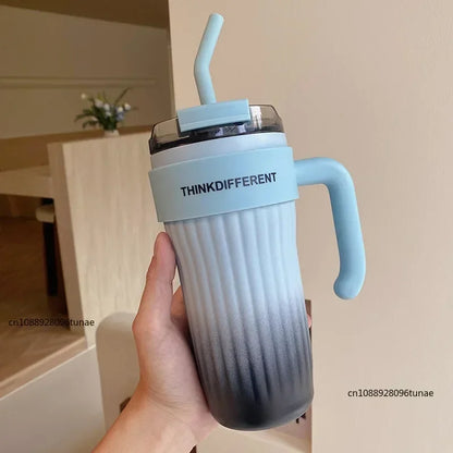 860ML Stainless Steel Thermo Bottle Large Capacity Coffee Cup Sport Insulated Cup Portable Tumbler Vacuum Flasks Car Thermal Cup