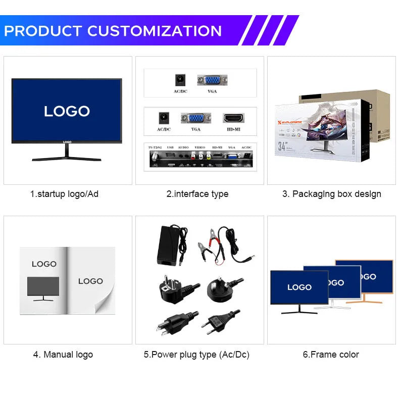 Custom Portable TV with Battery Rotating Portable Monitor Android 15 M3U Television Indoor Smart TV for Home Office Business