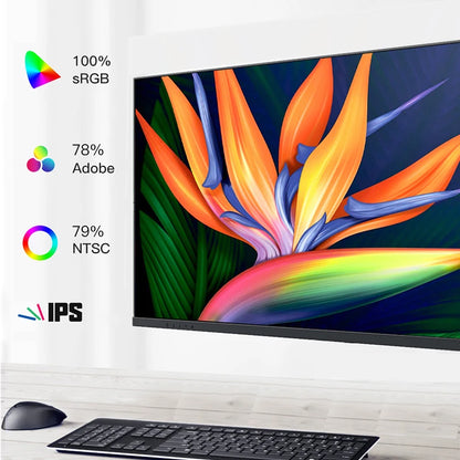 FYHXele 27"  4K Computer Monitor IPS Elevating and Rotating Gaming Screen PC Monitor 1ms Fast Response 100%sRGB Game Monitors