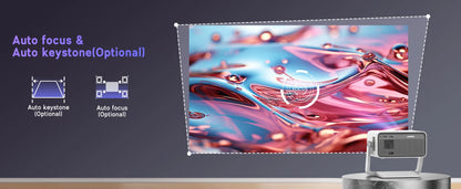 C30 Pro Led Video Projector Business 4K Android Smart Bluetooth Wifi Phone Tv Stick 4K Android Tv Home Cinema 3D Movie Projector