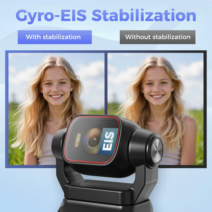 4K Pocket Action Camera Touch Screen WIFI Outdoor DV 180° Rotatable  Anti-shake Bodycam Portable Small Video Recorder Vlog Cam