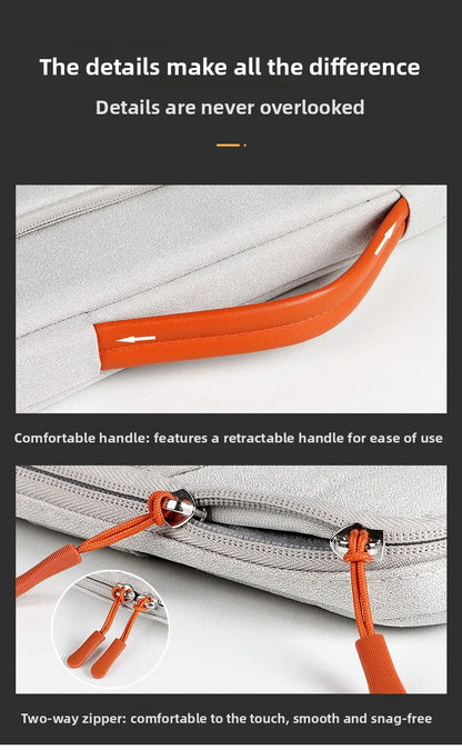 Laptop Bag For Xiaomi Dell Hp Lenovo Notebook Computer For Macbook Air M4 Pro M5 M3 M1 M2 13 14 15 15.6 16 12 Sleeve Case Cover