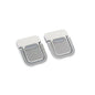 2Pcs Mini Foldable Laptop Holder Portable Computer Keyboard Riser with 2 Adjustable Angle Self-Adhesive Invisible Notebook Stand