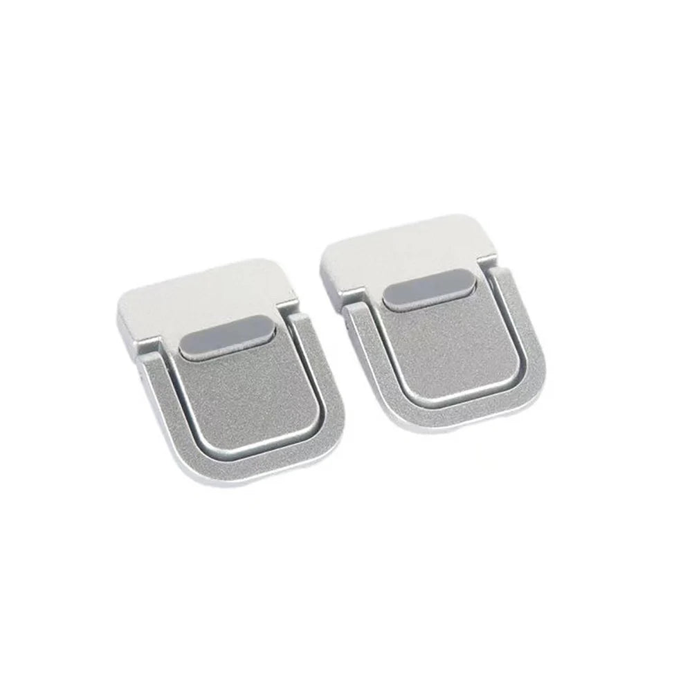 2Pcs Mini Foldable Laptop Holder Portable Computer Keyboard Riser with 2 Adjustable Angle Self-Adhesive Invisible Notebook Stand
