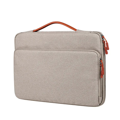 Laptop Bag for MacBook M4 Air 15 Case M3 M2 M1 Pro 13 14 15.4 Shockproof and Waterproof Fabric Handbag for MacBook 13.3 Inch