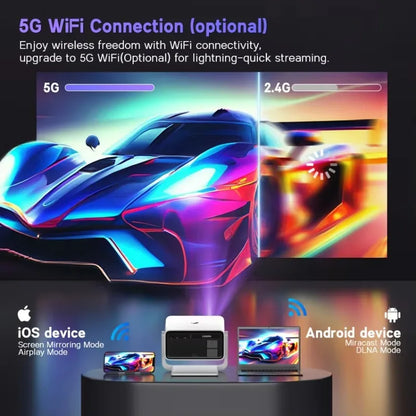 C30 Pro Led Video Projector Business 4K Android Smart Bluetooth Wifi Phone Tv Stick 4K Android Tv Home Cinema 3D Movie Projector