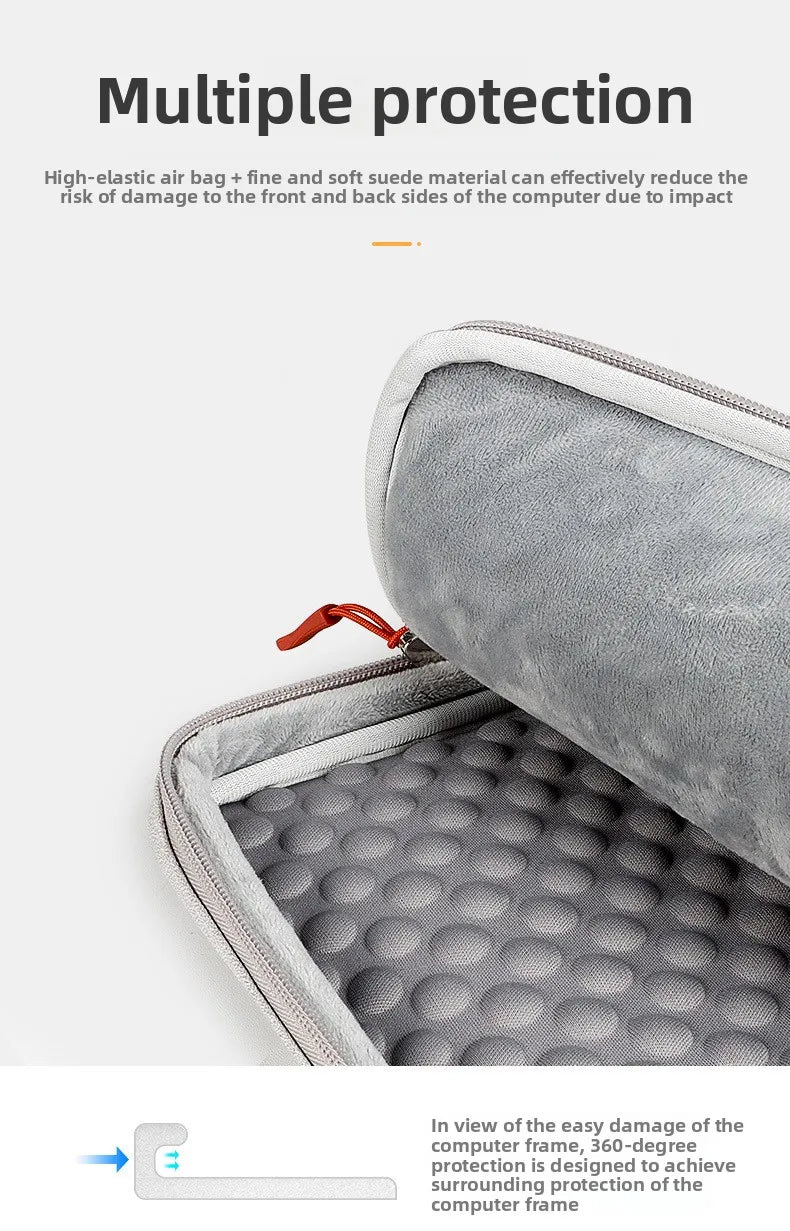 Laptop Bag For Xiaomi Dell Hp Lenovo Notebook Computer For Macbook Air M4 Pro M5 M3 M1 M2 13 14 15 15.6 16 12 Sleeve Case Cover