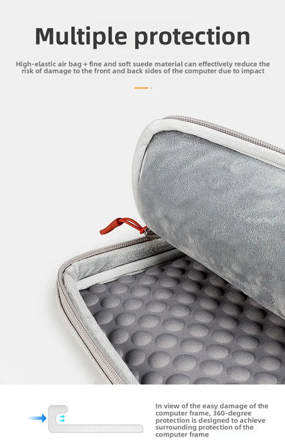Laptop Bag For Xiaomi Dell Hp Lenovo Notebook Computer For Macbook Air M4 Pro M5 M3 M1 M2 13 14 15 15.6 16 12 Sleeve Case Cover
