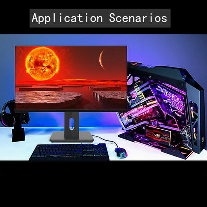 FYHXele 27"  4K Computer Monitor IPS Elevating and Rotating Gaming Screen PC Monitor 1ms Fast Response 100%sRGB Game Monitors