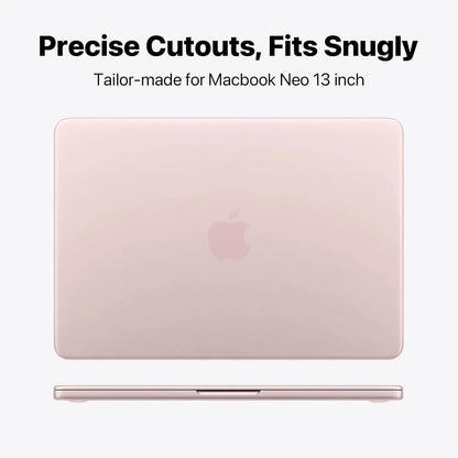 Laptop Case For MacBook Neo Case 13 inch 2026 100% Match Official Color Plastic Matte Hard Shell Case for A3404