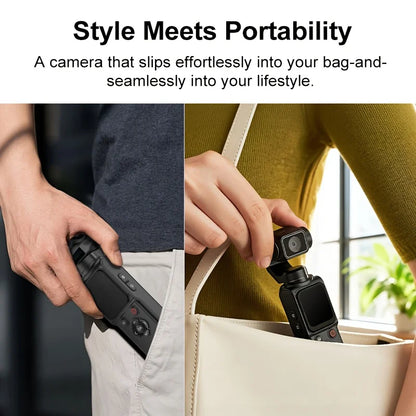 4K Wifi Action Camera 330° Auto-rotate Len Pocket Camera 1.72" Touchscreen Zoom Sport Cam Portable Vlog Video Recorder Cycling