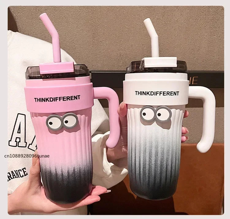860ML Stainless Steel Thermo Bottle Large Capacity Coffee Cup Sport Insulated Cup Portable Tumbler Vacuum Flasks Car Thermal Cup
