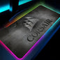 CORSAIR Mouse Pad Rgb Xxl Laptop Mat Gaming Mousepad Backlit Keyboard Gamer Girl Table Pads Desk