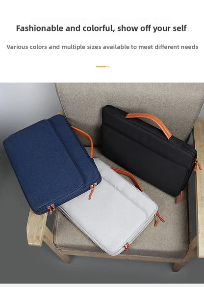 Laptop Bag For Xiaomi Dell Hp Lenovo Notebook Computer For Macbook Air M4 Pro M5 M3 M1 M2 13 14 15 15.6 16 12 Sleeve Case Cover