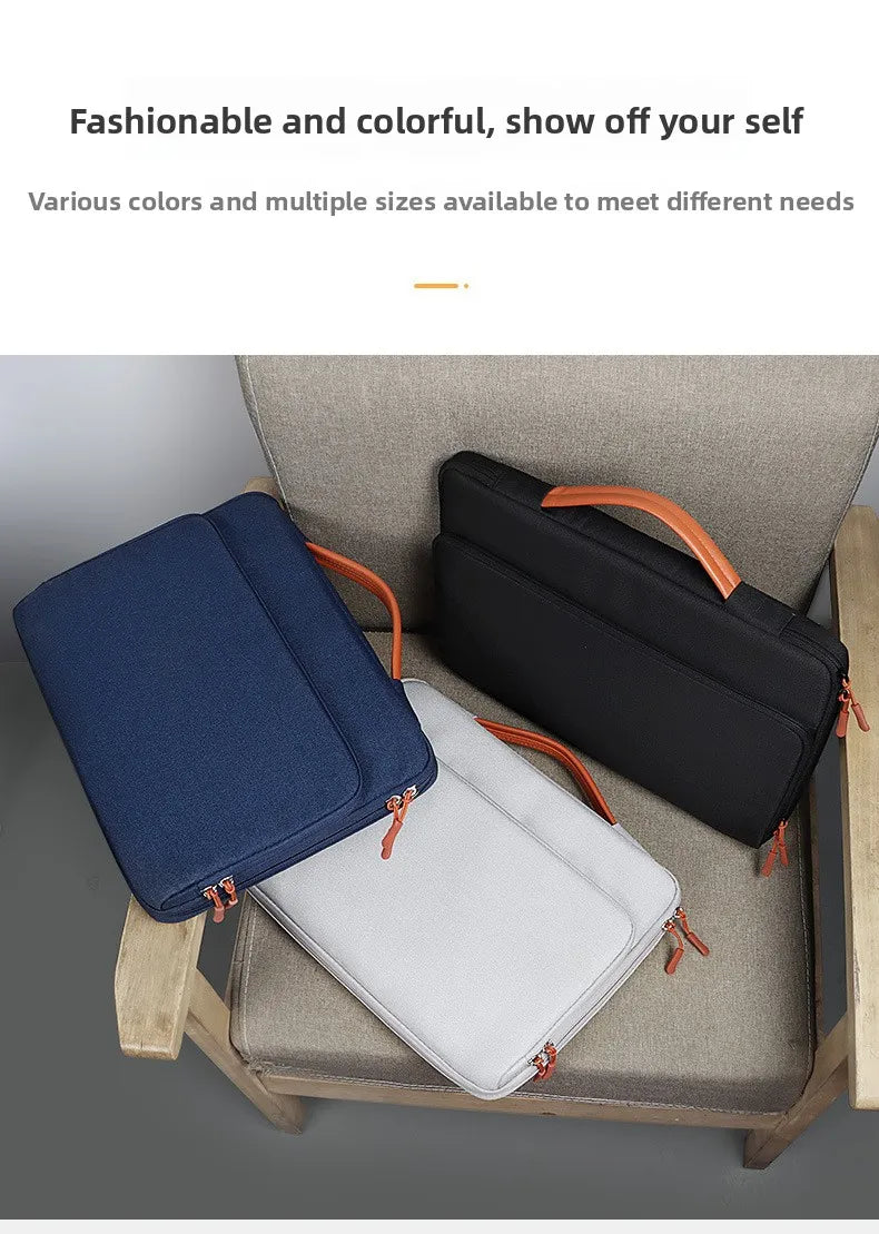 Laptop Bag For Xiaomi Dell Hp Lenovo Notebook Computer For Macbook Air M4 Pro M5 M3 M1 M2 13 14 15 15.6 16 12 Sleeve Case Cover
