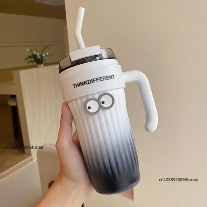 860ML Stainless Steel Thermo Bottle Large Capacity Coffee Cup Sport Insulated Cup Portable Tumbler Vacuum Flasks Car Thermal Cup