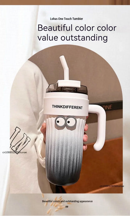 860ML Stainless Steel Thermo Bottle Large Capacity Coffee Cup Sport Insulated Cup Portable Tumbler Vacuum Flasks Car Thermal Cup
