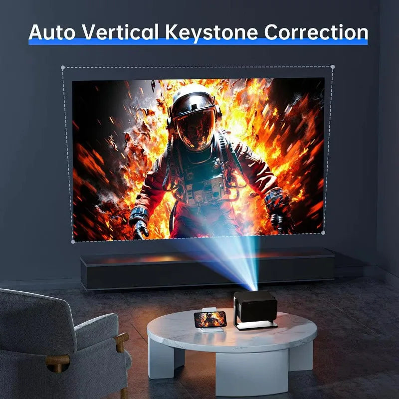 Hot Selling Auto Focus Android H3 Projector Home Theater Smart Tv Outdoor Projectors 4K Full Hd Mini Portable Video Proyector