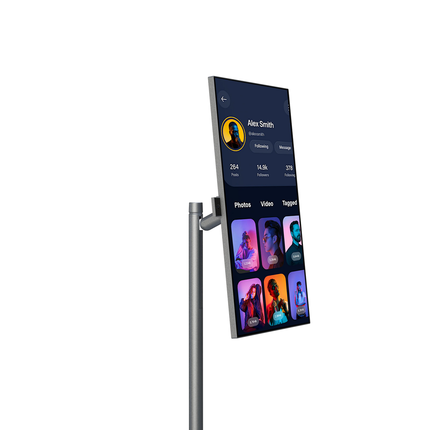 Custom Portable TV with Battery Rotating Portable Monitor Android 15 M3U Television Indoor Smart TV for Home Office Business