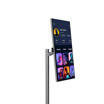 Custom Portable TV with Battery Rotating Portable Monitor Android 15 M3U Television Indoor Smart TV for Home Office Business
