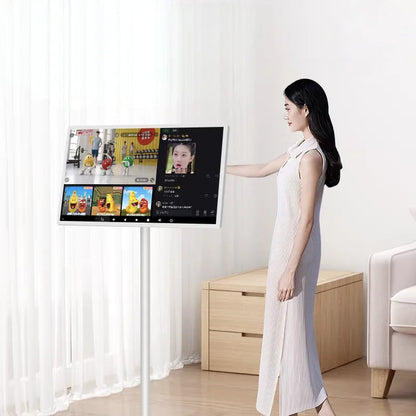 Custom Portable TV with Battery Rotating Portable Monitor Android 15 M3U Television Indoor Smart TV for Home Office Business