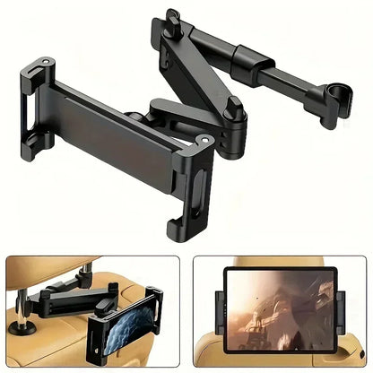 Car Tablet Holder Back Seat Headrest Mount For IPad Air Pro 4-13 Inch 360 Rotation Rear Pillow Phone Clamp Stand Universal