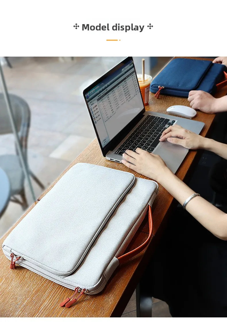 Laptop Bag For Xiaomi Dell Hp Lenovo Notebook Computer For Macbook Air M4 Pro M5 M3 M1 M2 13 14 15 15.6 16 12 Sleeve Case Cover