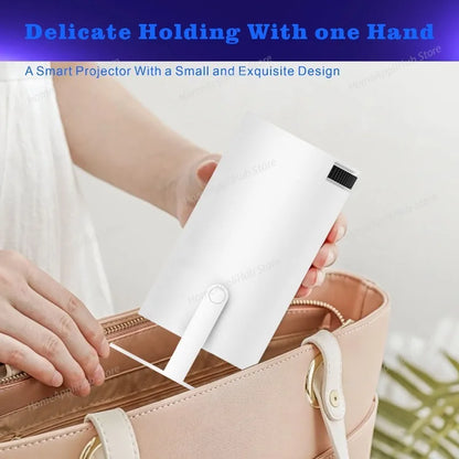 HY300 Home Projector 4K Portable LCD Ultra HD Wall Projection Wireless Screen Mirroring Android 1080P