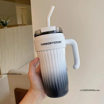 860ML Stainless Steel Thermo Bottle Large Capacity Coffee Cup Sport Insulated Cup Portable Tumbler Vacuum Flasks Car Thermal Cup