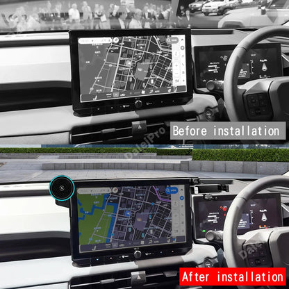 RHD LHD For Toyota Rav4 2026 2027 Dual Car Phone Holder Screen Fixed Clip Wireless Charger Phone Mount Qi Phone Charger Mount