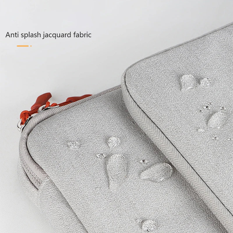 Laptop Bag for MacBook M4 Air 15 Case M3 M2 M1 Pro 13 14 15.4 Shockproof and Waterproof Fabric Handbag for MacBook 13.3 Inch