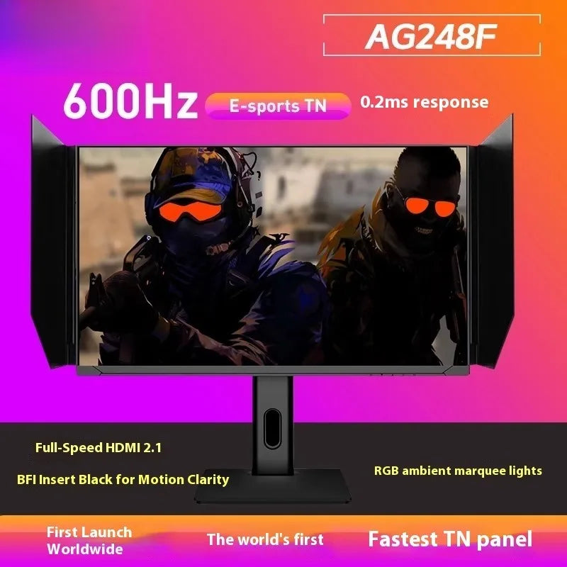 600Hz 540HZ 500HZ 360hzHigh Refresh Rate Gaming Pc Monitor 24 27 Inch 5K/4K/2K FramelessLow Blue Light LED LCD DP Desktop