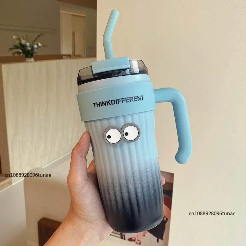 860ML Stainless Steel Thermo Bottle Large Capacity Coffee Cup Sport Insulated Cup Portable Tumbler Vacuum Flasks Car Thermal Cup