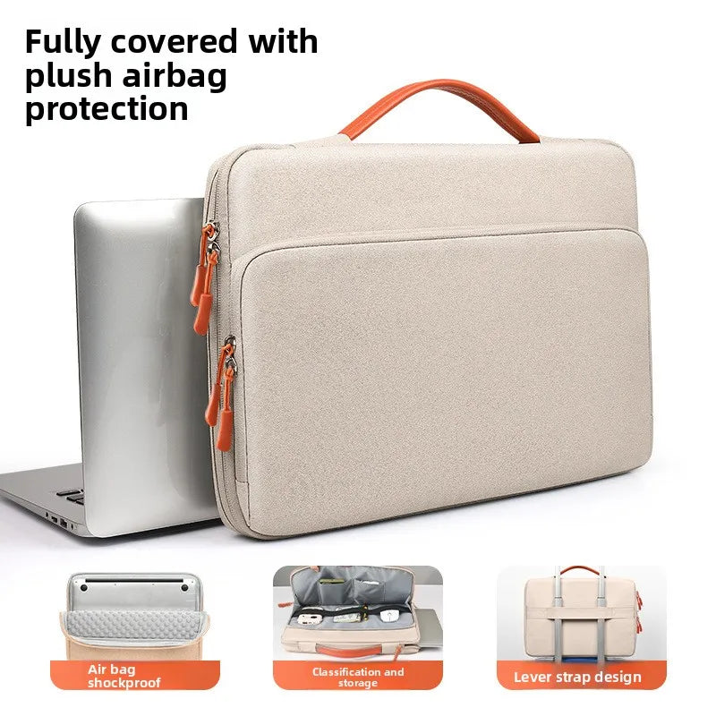 Laptop Bag For Xiaomi Dell Hp Lenovo Notebook Computer For Macbook Air M4 Pro M5 M3 M1 M2 13 14 15 15.6 16 12 Sleeve Case Cover