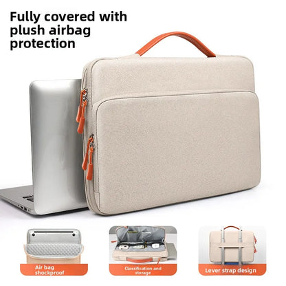 Laptop Bag For Xiaomi Dell Hp Lenovo Notebook Computer For Macbook Air M4 Pro M5 M3 M1 M2 13 14 15 15.6 16 12 Sleeve Case Cover
