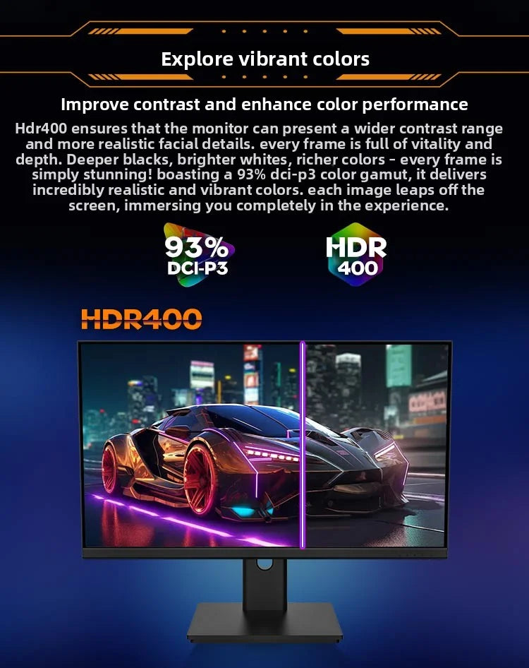 Factory Direct 24 27inch Computer Lcd Led Screen Monitor1080P 2K 4K 600hz 540hz 400hz 360Hz for Game