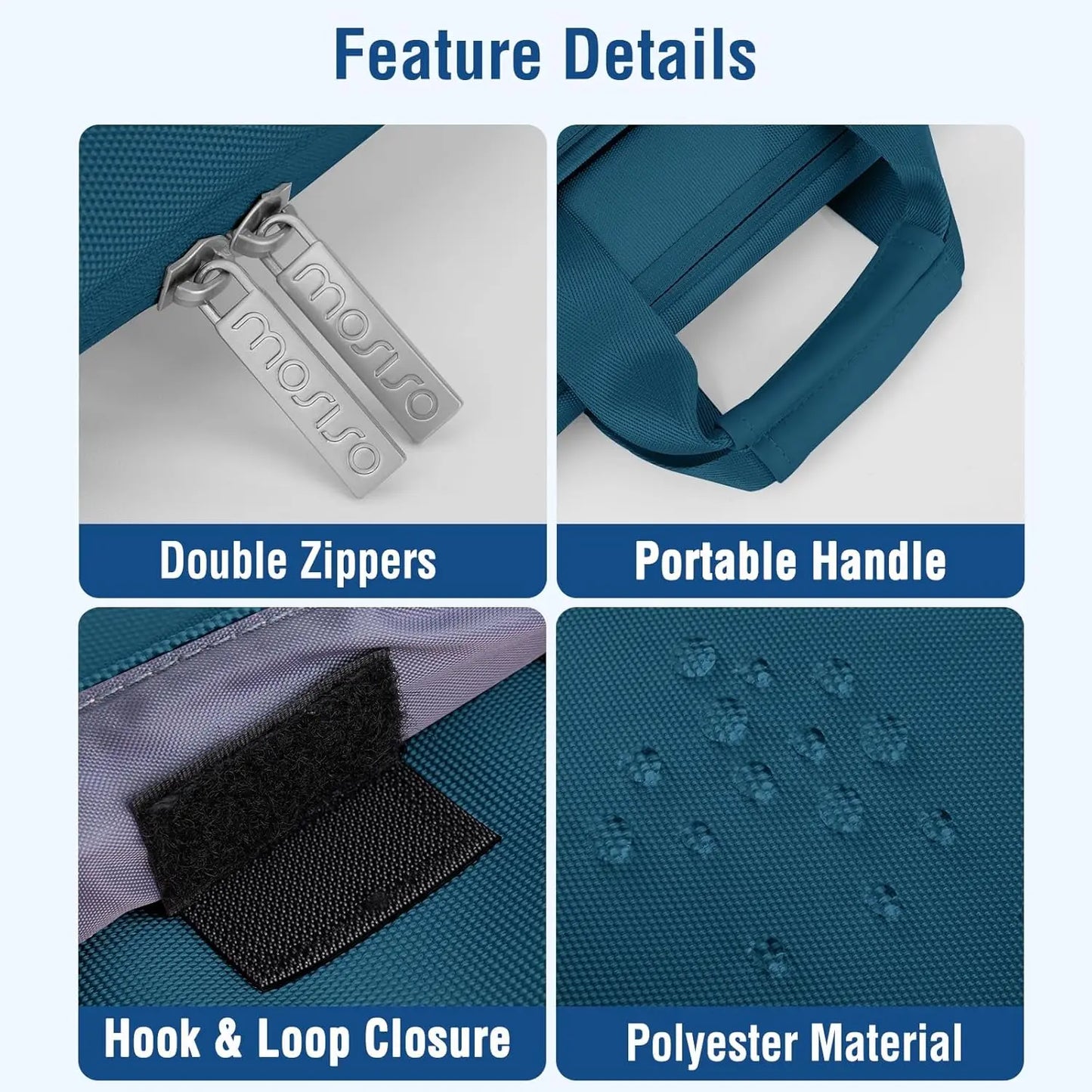 360 Protective Laptop Sleeve Handbag for 13 14 15 16 inch MacBook Pro Air M4 M3 M2 M1 Computer Notebook Sleeve Cover Briefcase