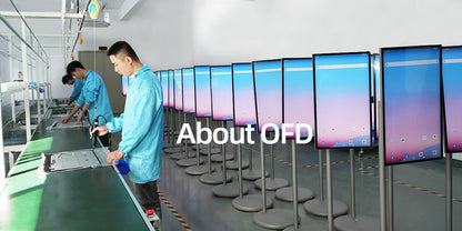 27 32 Inch Smart Home TV Movable Charging Digital Signage Portable Smart Screen Display Built-in Speaker Smart TV Monitor