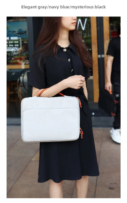 Laptop Bag For Xiaomi Dell Hp Lenovo Notebook Computer For Macbook Air M4 Pro M5 M3 M1 M2 13 14 15 15.6 16 12 Sleeve Case Cover