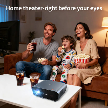 S7+ 4K Ultra HD Projector Video Movies 4000 ANSI Google TV Home Theater Android 14 Auto Focus Smart TV Beam Projectors Daytime