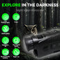 NNETM 10X Digital Zoom Infrared Monocular with LED Light